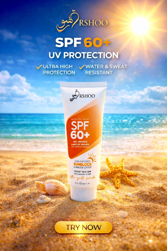 Irshoo SPF 60+ Sunblock Lotion